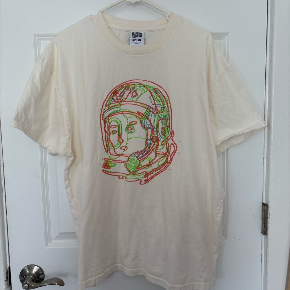 Billionaire Boys Club Cream Tee with Astronaut Graphic